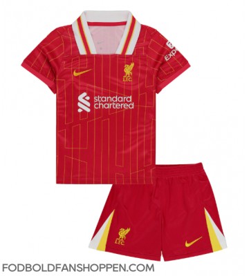 Liverpool Hjemmebanetrøje Børn 2024-25 Kortærmet (+ Korte bukser)